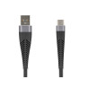 Delock USB 2.0 Kabel USB Typ-A Stecker zu USB Type-C™ Stecker mit verlängertem Knickschutz 2 m