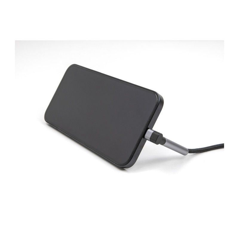 Delock USB 2.0 Kabel USB Type-C™ Stecker zu Stecker gewinkelt mit Ständerfunktion PD 3.0 60 W 1,5 m