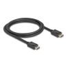 Delock DisplayPort Kabel 16K 60 Hz 80 Gbps 1,8 m