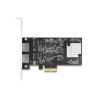 Delock PCI Express x2 Netzwerkkarte 5 Gigabit LAN 2 x RJ45 RTL8126