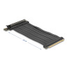 Delock Riser Karte PCI Express 5.0 x16 Stecker zu x16 Slot mit Kabel 20 cm