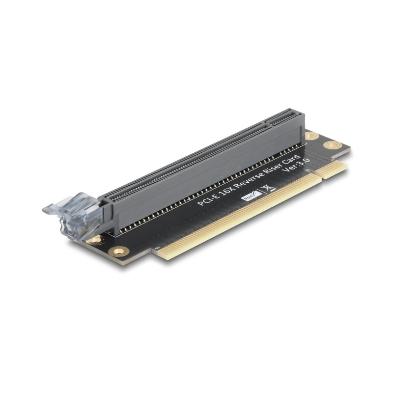 Delock Riser Karte PCI Express 3.0 x16 Stecker zu x16 Slot 90° rechts gewinkelt - Slothöhe 23 mm