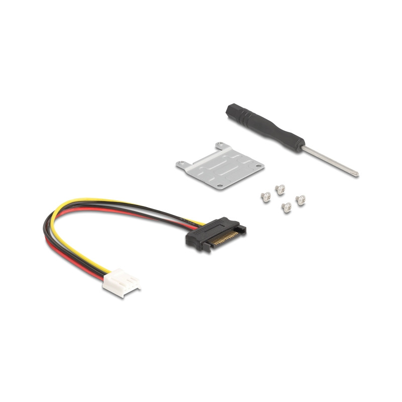 Delock Adapter Mini PCIe Stecker zu PCIe 3.0 x8 Slot 90° gewinkelt mit Kabel 20 cm