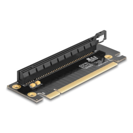 Delock Riser Karte PCI Express 3.0 x16 Stecker zu x16 Slot 90° links gewinkelt - Slothöhe 35 mm