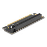 Delock Riser Karte PCI Express 3.0 x16 Stecker zu x16 Slot 90° links gewinkelt - Slothöhe 35 mm