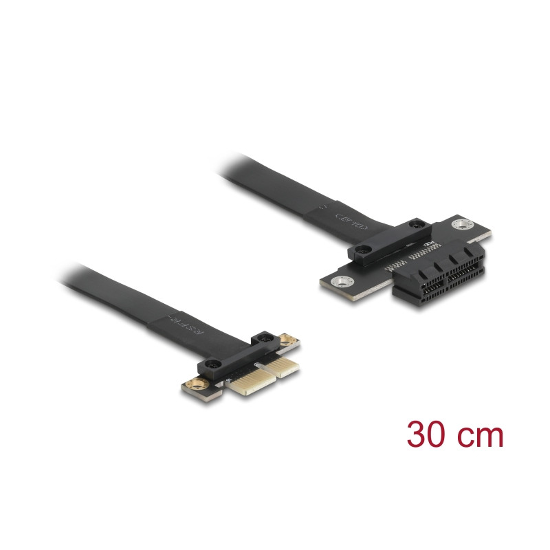 Delock PCI Express x1 Stecker zu x1 Slot Verlängerung 30 cm Riser Karte