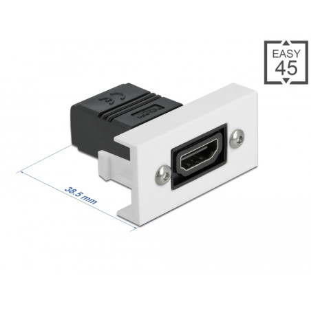 Delock Easy 45 HDMI Modul gerade 22,5 x 45 mm