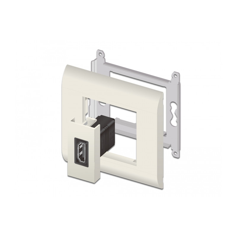 Delock Easy 45 HDMI Modul gerade 22,5 x 45 mm