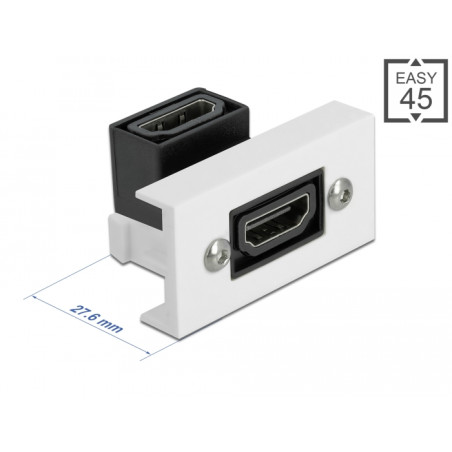 Delock Easy 45 HDMI Modul gewinkelt 90° 22,5 x 45 mm
