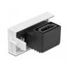 Delock Easy 45 HDMI Modul gewinkelt 90° 22,5 x 45 mm