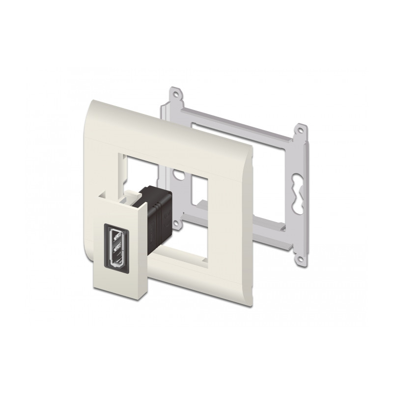 Delock Easy 45 DisplayPort Modul gerade 22,5 x 45 mm