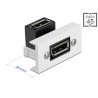 Delock Easy 45 DisplayPort Modul gewinkelt 90° 22,5 x 45 mm