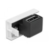 Delock Easy 45 DisplayPort Modul gewinkelt 90° 22,5 x 45 mm