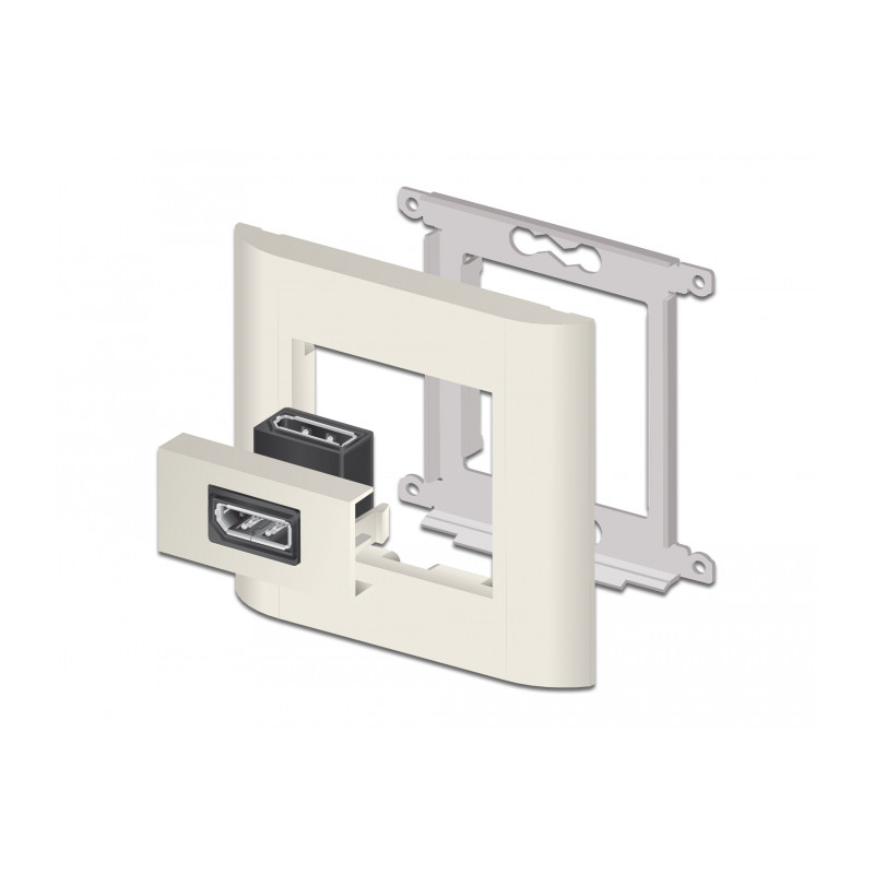 Delock Easy 45 DisplayPort Modul gewinkelt 90° 22,5 x 45 mm