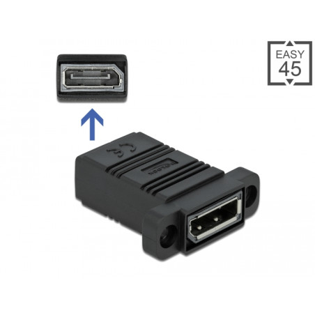 Delock Easy 45 DisplayPort Adapter gerade