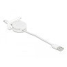 Delock Easy 45 Modul USB 2.0 Ausrollkabel USB Typ-A zu USB Type-C™ weiß