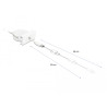 Delock Easy 45 Modul USB 2.0 Ausrollkabel USB Typ-A zu USB Type-C™ weiß