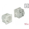 Delock Easy 45 Schutzkontakt-Steckdose 45 x 45 mm 10 Stück