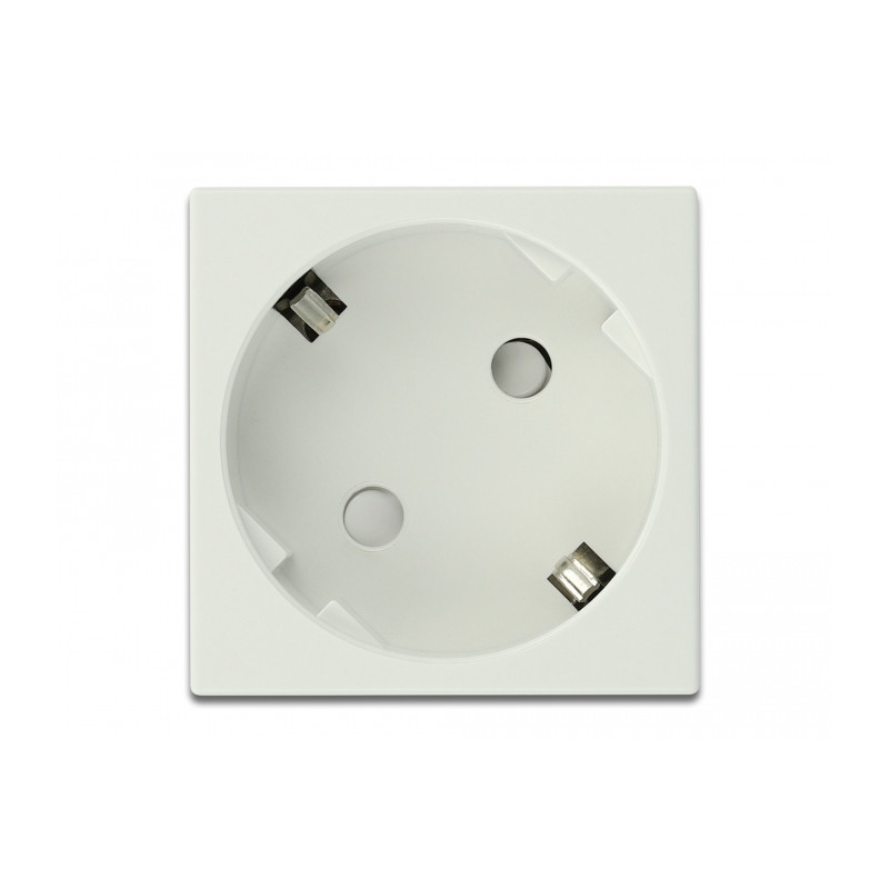 Delock Easy 45 Schutzkontakt-Steckdose 45°-Anordnung 45 x 45 mm 10 Stück