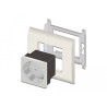 Delock Easy 45 Schutzkontakt-Steckdose 45°-Anordnung 45 x 45 mm 10 Stück