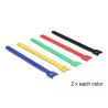 Delock Klett-Kabelbinder farbig L 240 x B 12 mm 10 Stück