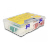 Delock Kabelbinder Sortimentsbox mit Spannwerkzeug 350-teilig farbig