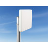 Delock 5G LTE MIMO Antenne 2 x N Buchse 2,7 - 9,0 dBi direktional Wand- und Mastmontage outdoor weiß