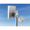 Delock 5G LTE MIMO Antenne 2 x N Buchse 2,7 - 9,0 dBi direktional Wand- und Mastmontage outdoor weiß