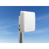 Delock 5G 3300 - 5000 MHz MIMO Antenne 2 x N Buchse 9 dBi direktional Wand- und Mastmontage outdoor weiß