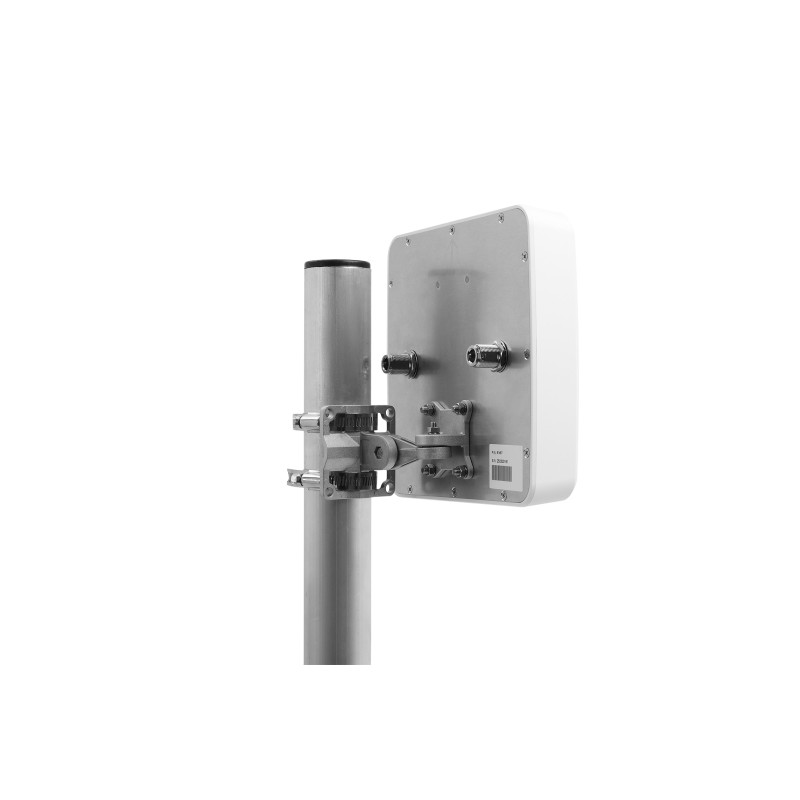 Delock 5G 3300 - 5000 MHz MIMO Antenne 2 x N Buchse 9 dBi direktional Wand- und Mastmontage outdoor weiß