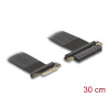 Delock Riser Karte PCI Express 3.0 x4 Stecker zu x8 Slot mit Kabel 30 cm