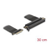 Delock Riser Karte PCI Express 3.0 x4 Stecker zu x16 Slot mit Kabel 30 cm