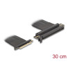 Delock Riser Karte PCI Express 3.0 x8 Stecker zu x16 Slot mit Kabel 30 cm