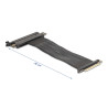 Delock Riser Karte PCI Express 3.0 x8 Stecker zu x16 Slot mit Kabel 30 cm