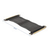 Delock Riser Karte PCI Express 3.0 x16 Stecker zu x16 Stecker mit Kabel 20 cm