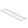 Delock Kabelbinder wiederverwendbar L 150 x B 7,2 mm 100 Stück weiß