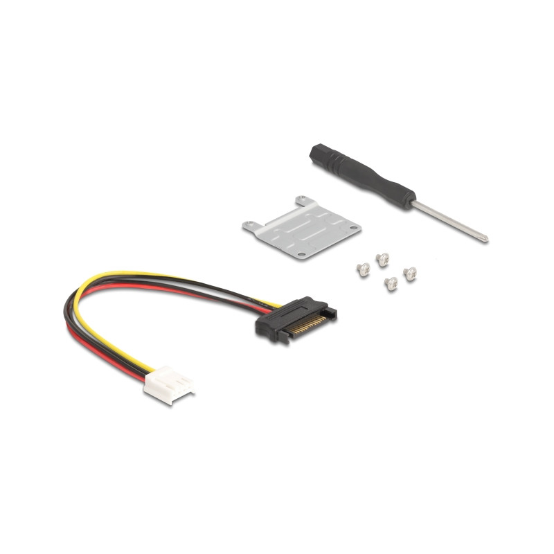 Delock Adapter Mini PCIe Stecker zu PCIe 3.0 x1 Buchse 90° gewinkelt mit Kabel 20 cm