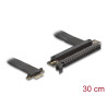 Delock Riser Karte PCI Express 3.0 x1 Stecker zu x16 Slot mit Kabel 30 cm