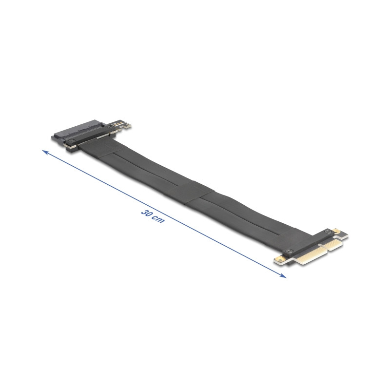 Delock Riser Karte PCI Express 3.0 x4 Stecker zu U.2 SFF-8639 SSD Slot mit Kabel 30 cm