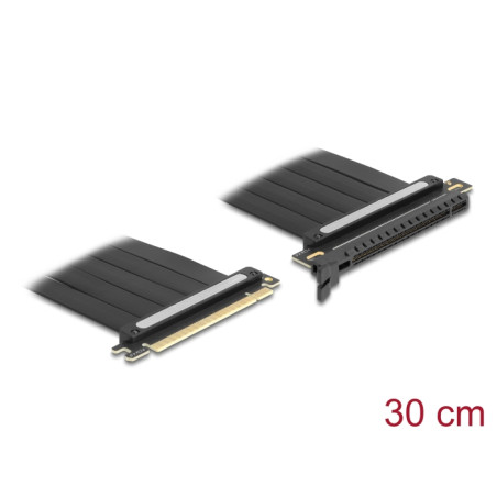 Delock Riser Karte PCI Express 4.0 x16 Stecker zu x16 Slot mit Kabel 30 cm
