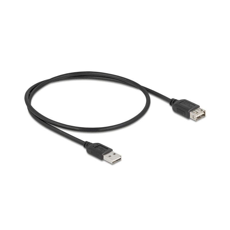 Delock USB 2.0 Verlängerungskabel EASY USB Typ-A Stecker zu EASY USB Typ-A Buchse 0,5 m