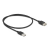 Delock USB 2.0 Verlängerungskabel EASY USB Typ-A Stecker zu EASY USB Typ-A Buchse 0,5 m