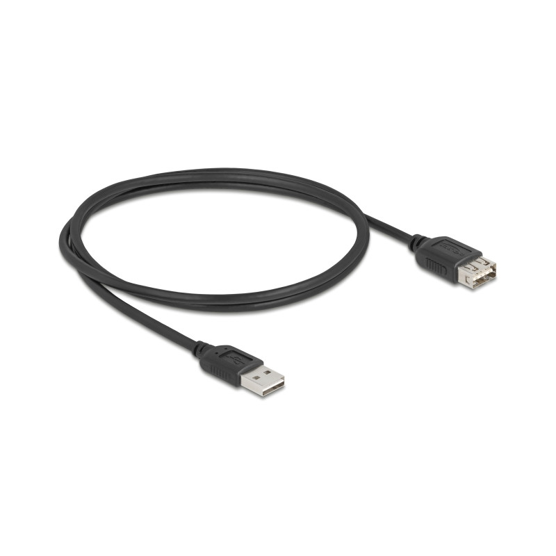 Delock USB 2.0 Verlängerungskabel EASY USB Typ-A Stecker zu EASY USB Typ-A Buchse 1 m