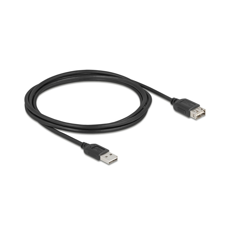 Delock USB 2.0 Verlängerungskabel EASY USB Typ-A Stecker zu EASY USB Typ-A Buchse 2 m