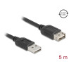 Delock USB 2.0 Verlängerungskabel EASY USB Typ-A Stecker zu EASY USB Typ-A Buchse 5 m