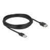 Delock USB 2.0 Verlängerungskabel EASY USB Typ-A Stecker zu EASY USB Typ-A Buchse 5 m