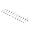 Delock Kabelbinder wiederverwendbar L 200 x B 7,2 mm 100 Stück weiß