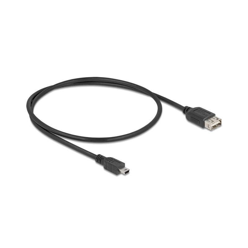 Delock USB 2.0 Kabel USB Typ Mini-B Stecker zu EASY USB Typ-A Buchse 0,5 m