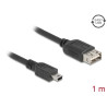 Delock USB 2.0 Kabel USB Typ Mini-B Stecker zu EASY USB Typ-A Buchse 1 m