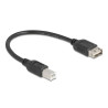 Delock USB 2.0 Kabel USB Typ-B Stecker zu EASY USB Typ-A Buchse 0,2 m